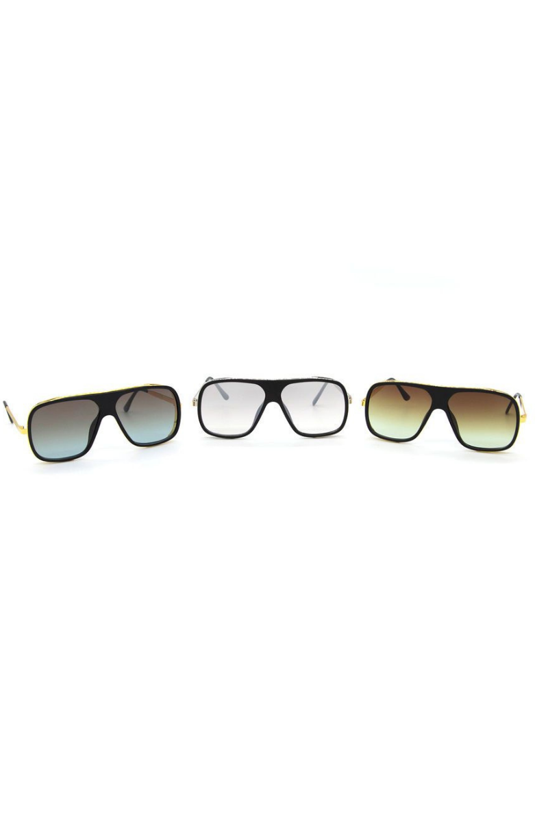 Brooklyn Retro Square Sunglasses