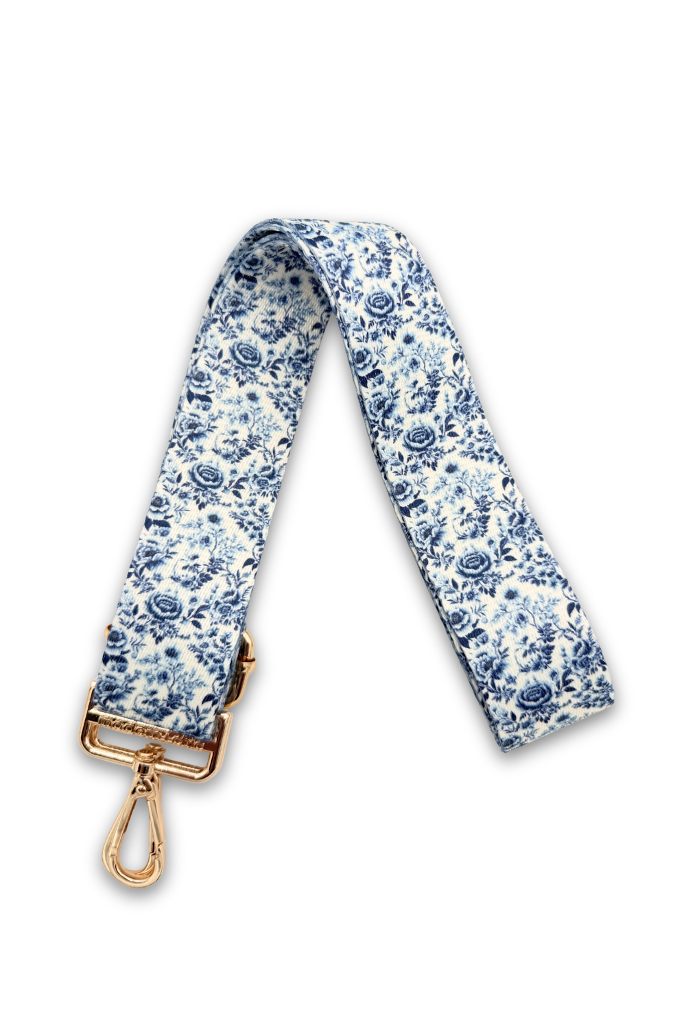 Blue Peonies Adjustable Bag Strap