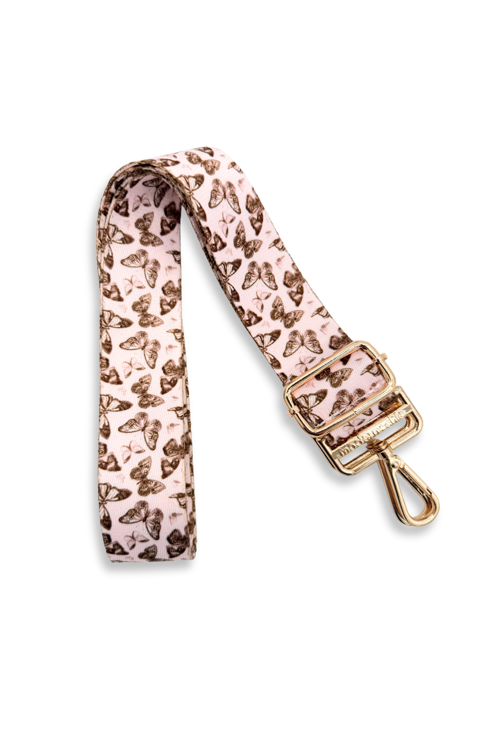 Blush Butterfly Adjustable Bag Strap