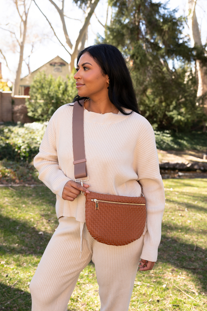 Camden Woven Crossbody