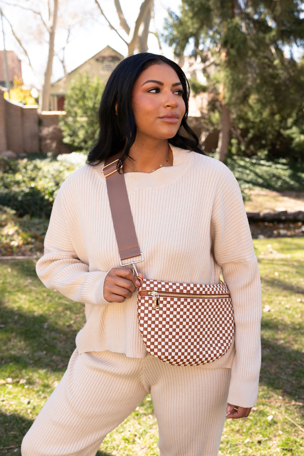 Camden Woven Crossbody