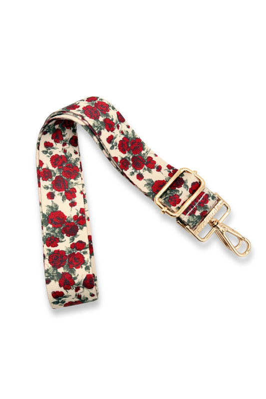 Cottage Rose Adjustable Bag Strap