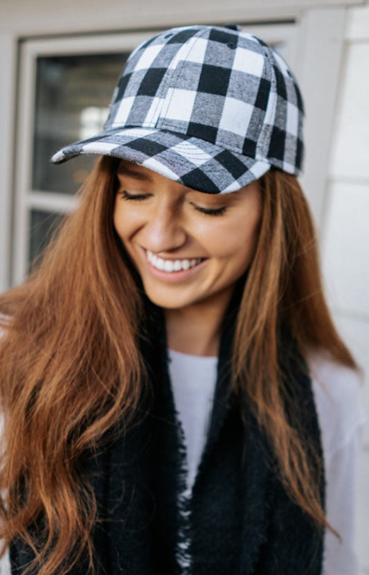 Buffalo Print Hat and Glove Set - Final Sale