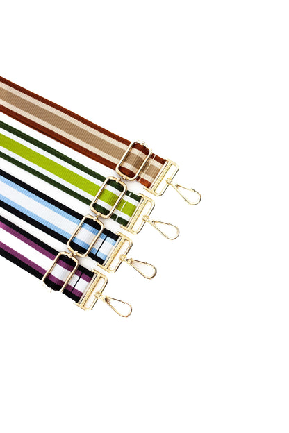 Evie Striped Adjustable Bag Strap