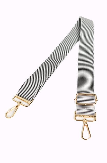 Delaney Striped Adjustable Bag Strap
