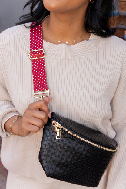 Polka Dot Adjustable Bag Strap
