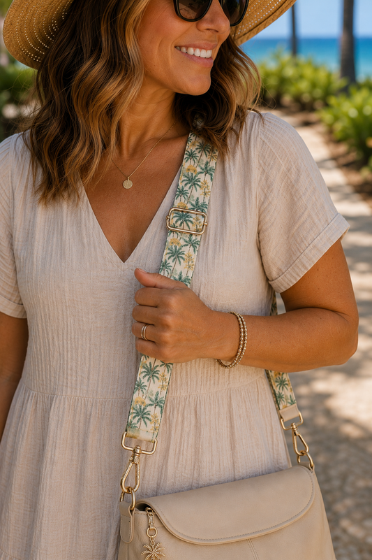 Tropical Paradise Adjustable Bag Strap