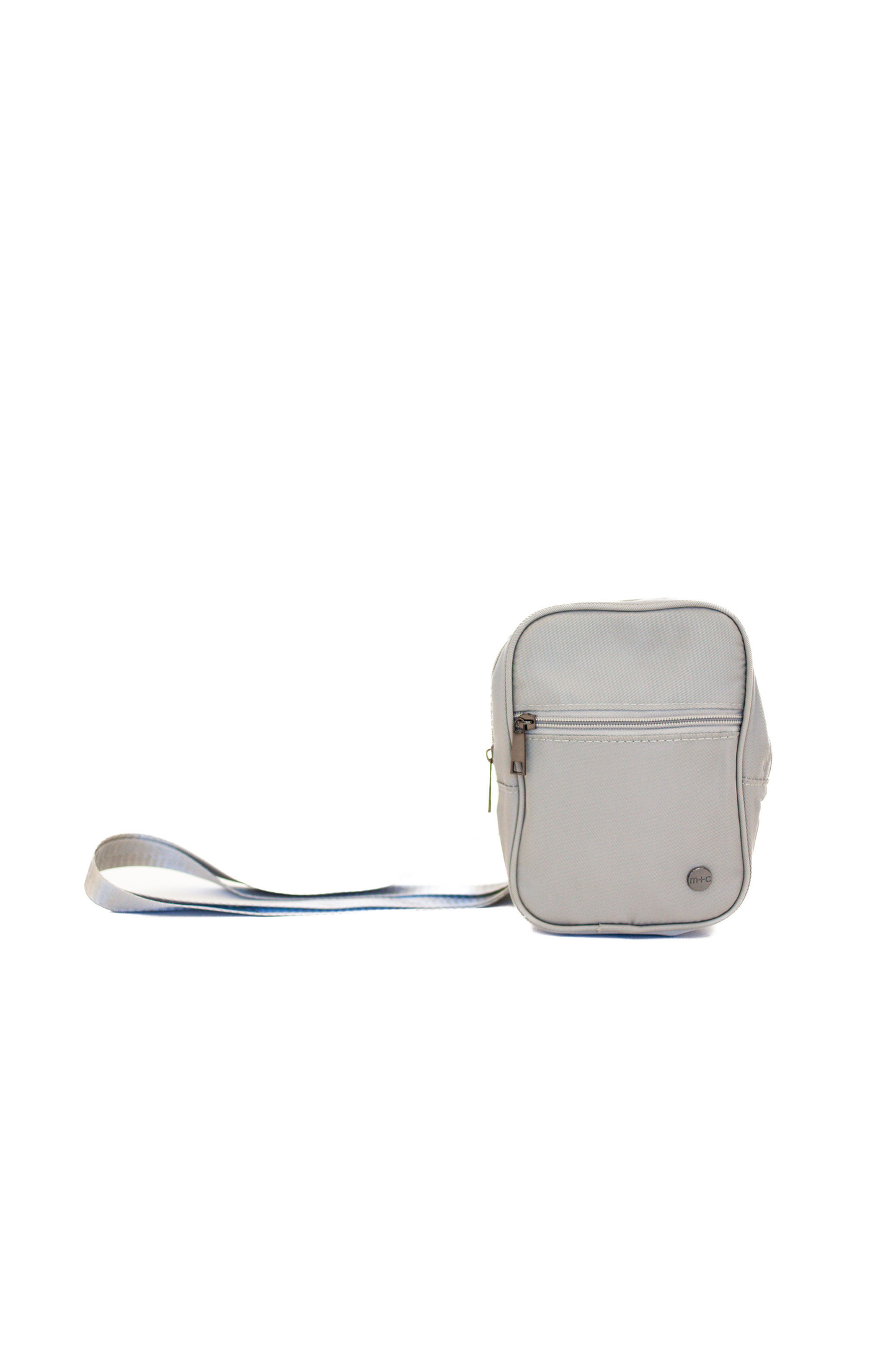 A grey Drury Road Lainey Convertible Crossbody Bag for Women on a white background.