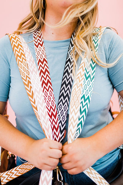 Jaelynn Chevron Adjustable Bag Strap
