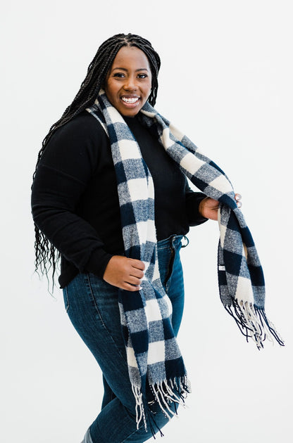 Lorelai Buffalo Plaid Scarf - Final Sale