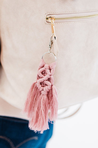 Cora Macrame Keychain - Final Sale