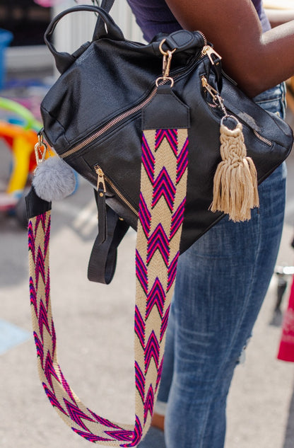 Camila Handmade Woven Bag Strap - Final Sale