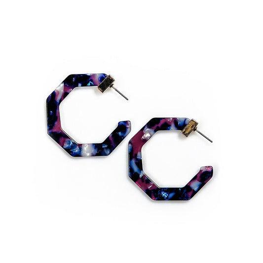 Julia Acrylic Octagon Hook | 4 styles